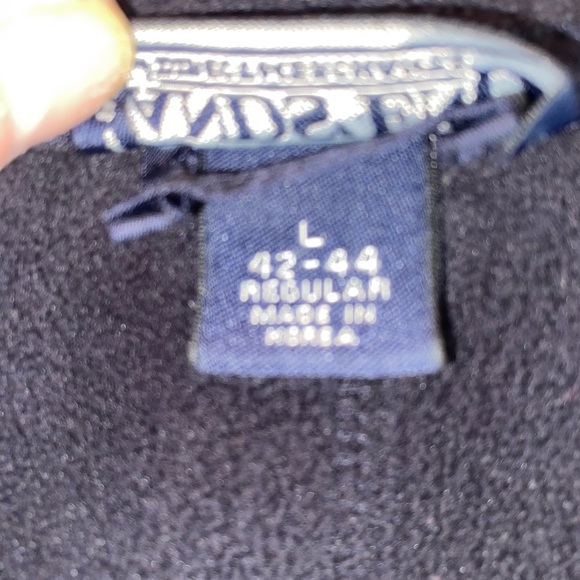 Men’s Lands’ End Size L full zip fleece - Picture 10 of 10